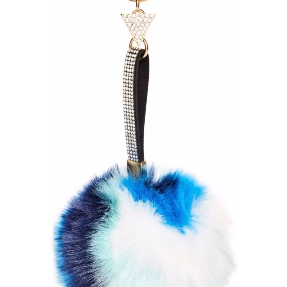 Guess Pom Keychain